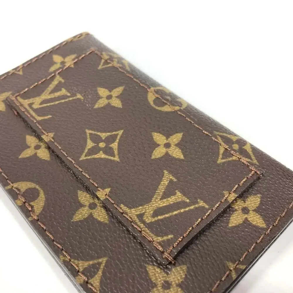 LOUIS VUITTON Brown Monogram Canvas Pochette Pouch